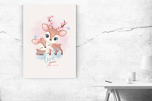 Kunstdruck Rehe