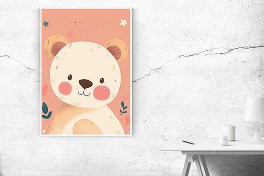 Kunstdruck Teddy