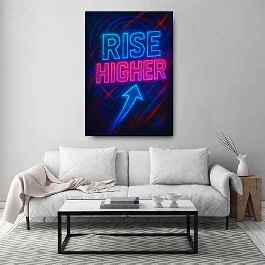 Kunstdruck rise higher wall