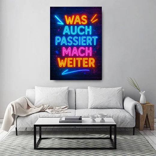 Kunstdruck was auch passiert