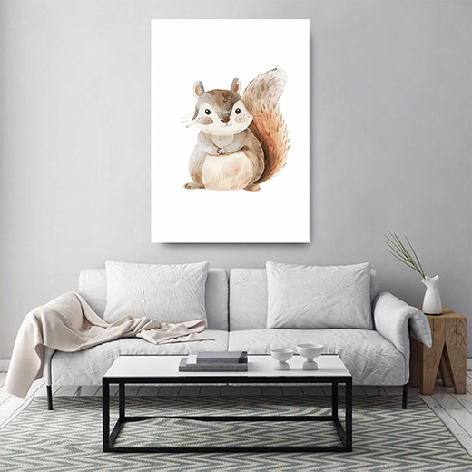 Kunstdruck Eichhörnchen 