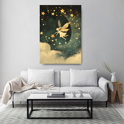 Kunstdruck Sternen-Elfe 