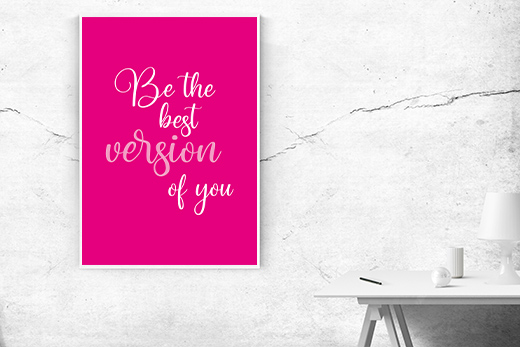 Kunstdruck best version pink 