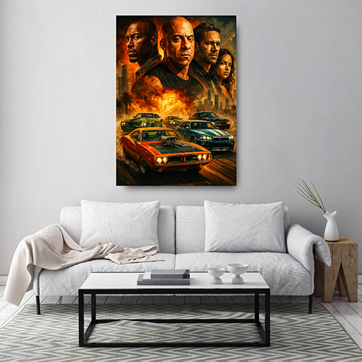 Kunstdruck Fast Furios 