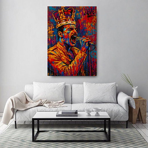 Kunstdruck Freddie abstrakt 