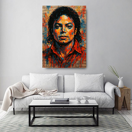 Kunstdruck M Jackson Wall 