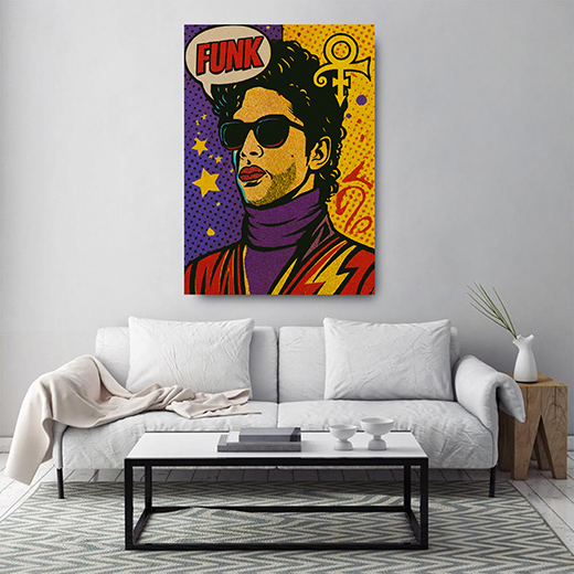 Kunstdruck Prince Popart 