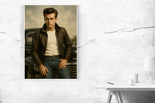 Kunstdruck James Dean 