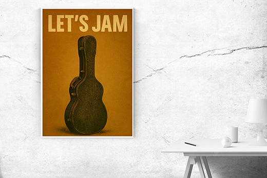 Kunstdruck Let´s JAM 