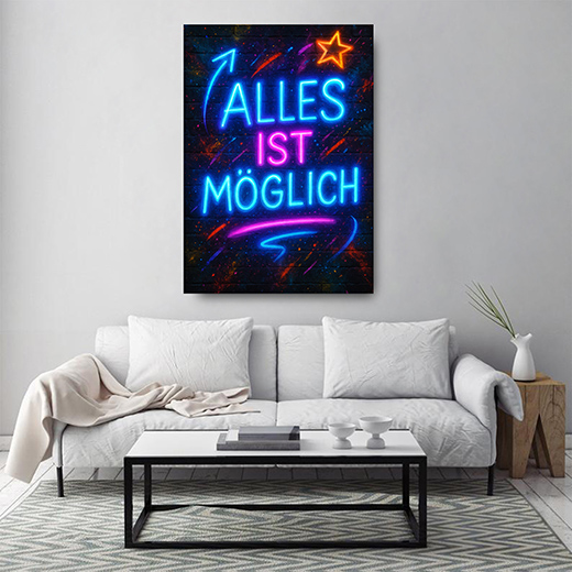 Kunstdruck alles ist möglich