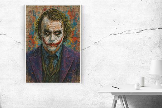 Kunstdruck Joker