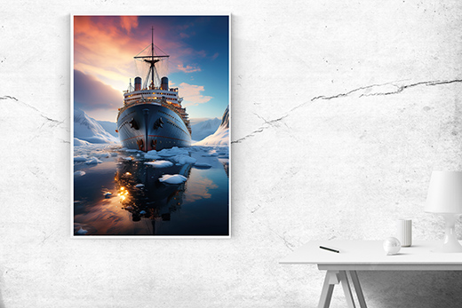 Kunstdruck Titanik