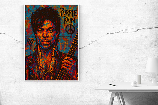 Kunstdruck Prince Wallart