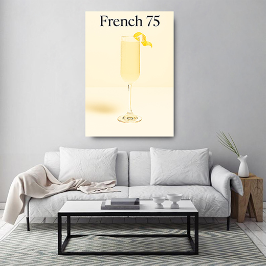 Kunstdruck French 75