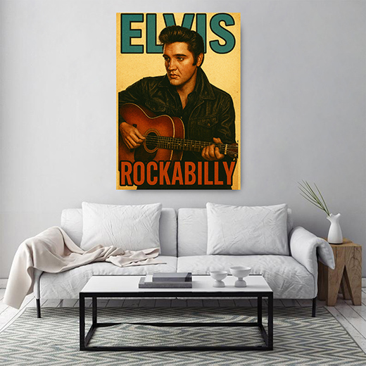 Kunstdruck Elvis-Rockabilly 3