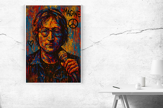 Kunstdruck Lennon