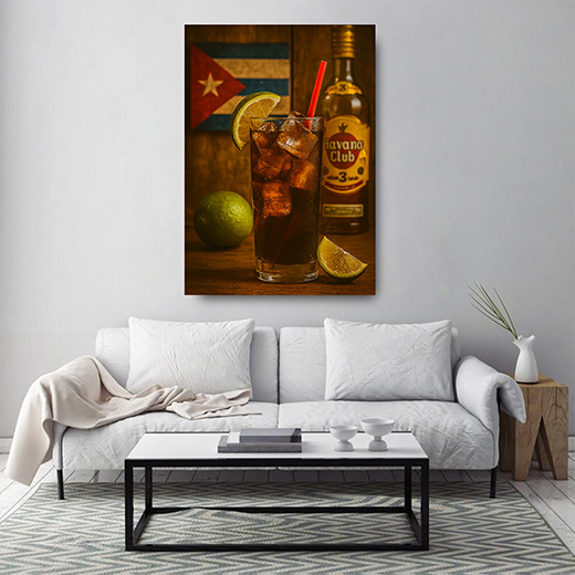 Kunstdruck Cuba Libre Flag