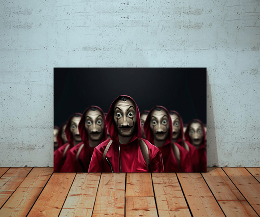 Kunstdruck Haus des Geldes I