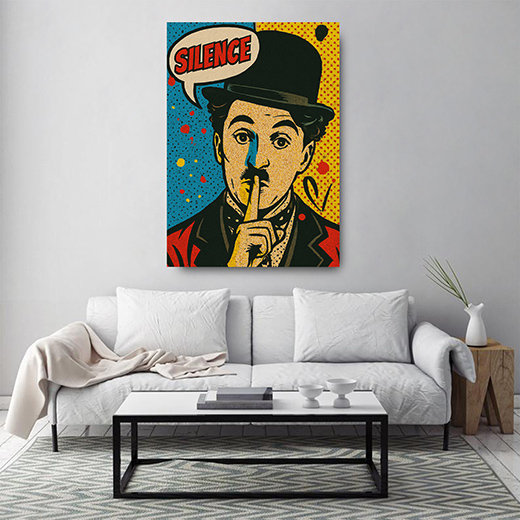Kunstdruck CHARLY 1 Popart