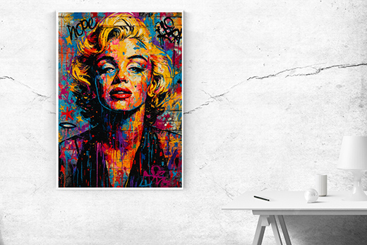 Kunstdruck Marylin