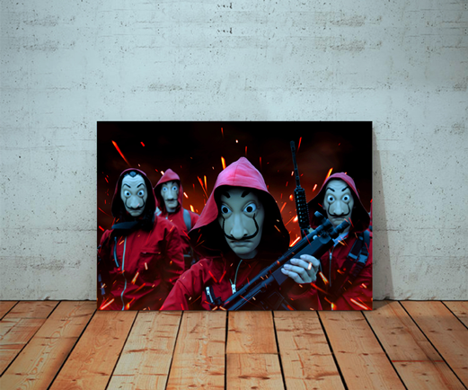 Kunstdruck Haus des Geldes II