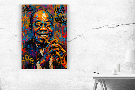 Kunstdruck Armstrong